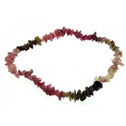 Multi Colour Tourmaline Gemstone Chip Bracelet